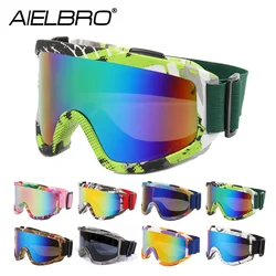 AIELBRO-Lunettes de ski coupe-vent 506, pour motoneige, protection hivernale