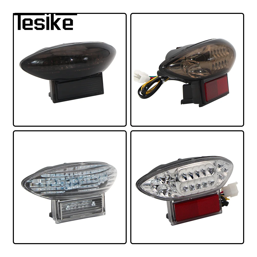 

Motorcycle Rear Turn Signal Tail Stop Light Lamps Integrated LED For SUZUKI HAYABUSA GSX1300 99-07 GSX F600 GSX F750 1998-2006