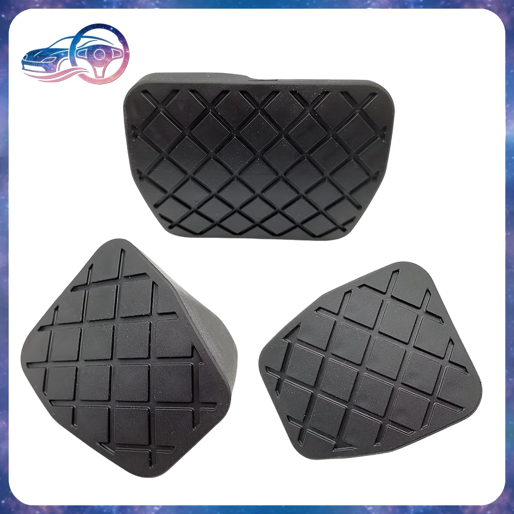 

1K1721174 1K0721173B Clutch & Brake Pedal Rubber Pad for VW Passat Jetta Golf Manual Automatic Transmission Pedal Cover Kit