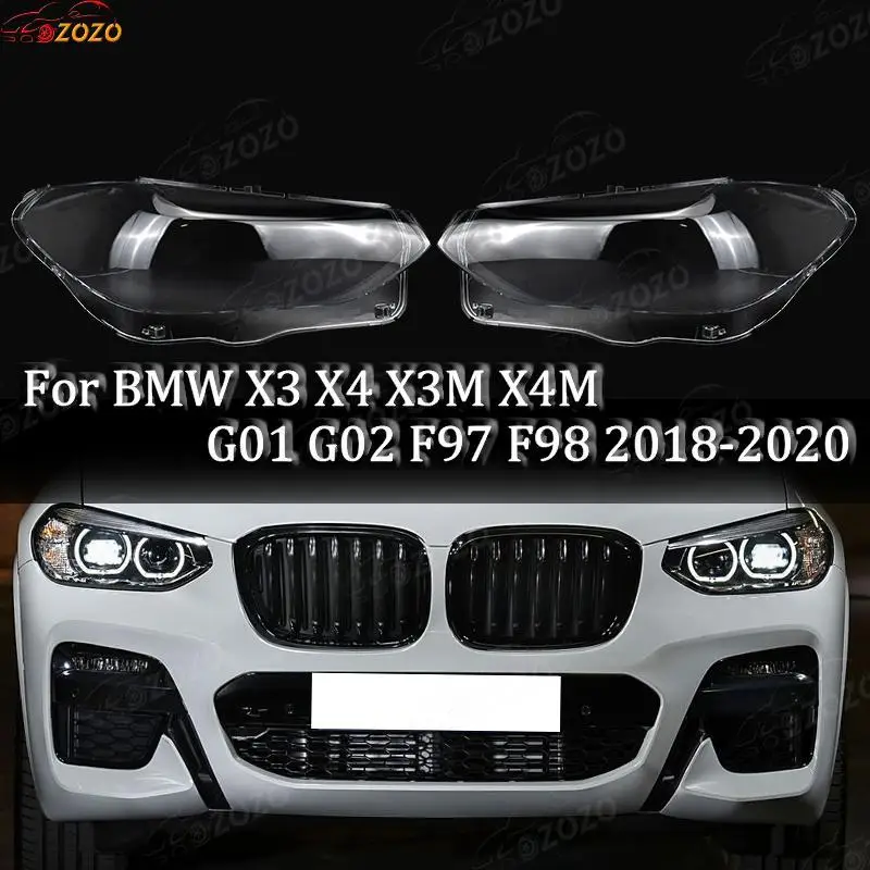 

Для BMW X3 X4 X3M X4M G01 G02 F97 F98 2018-2020 крышка фар автомобиля пылезащитный чехол для фар bmw аксессуары автозапчасти