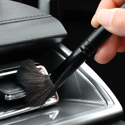 Ultra-Soft Car Detailing Brushes Universal Auto Interior Dashboard Air Outlet Duster Soft Bristles Brush Car Cleaning Tools 1Pcs