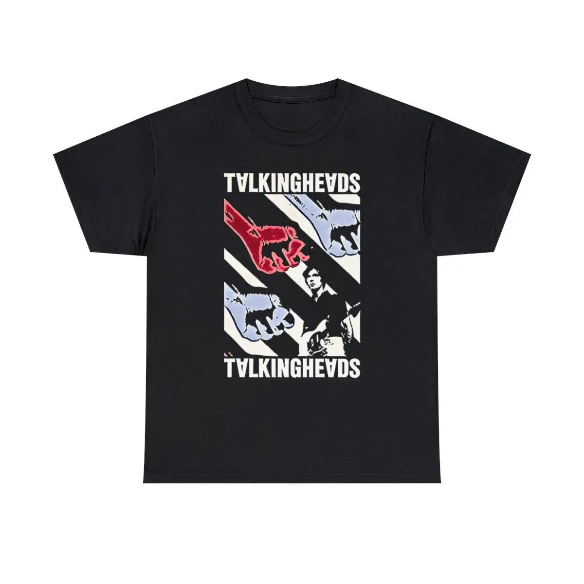 Talking Heads Graphic Print David Byrne Album Art Unisex Heavy Cotton T-Shirt