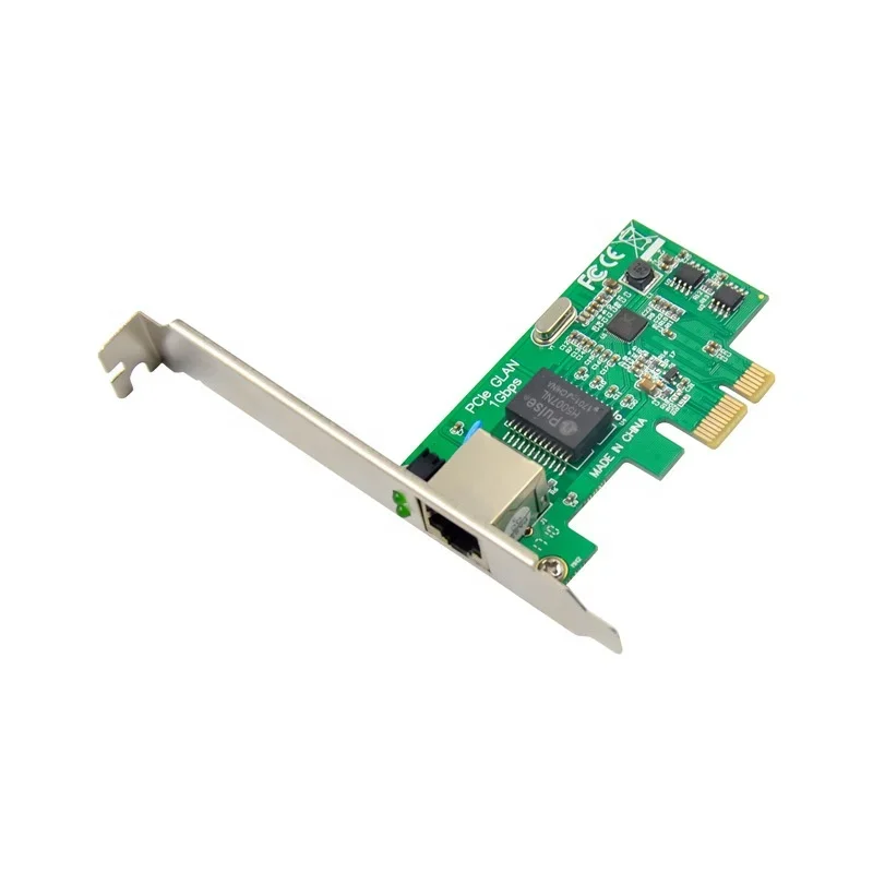 

Однопортовая сетевая карта PCIe с портом RJ45 Gigabit Ethernet, сетевая карта PCI Express 1000M, чипсет RTL8168E lan pci-e