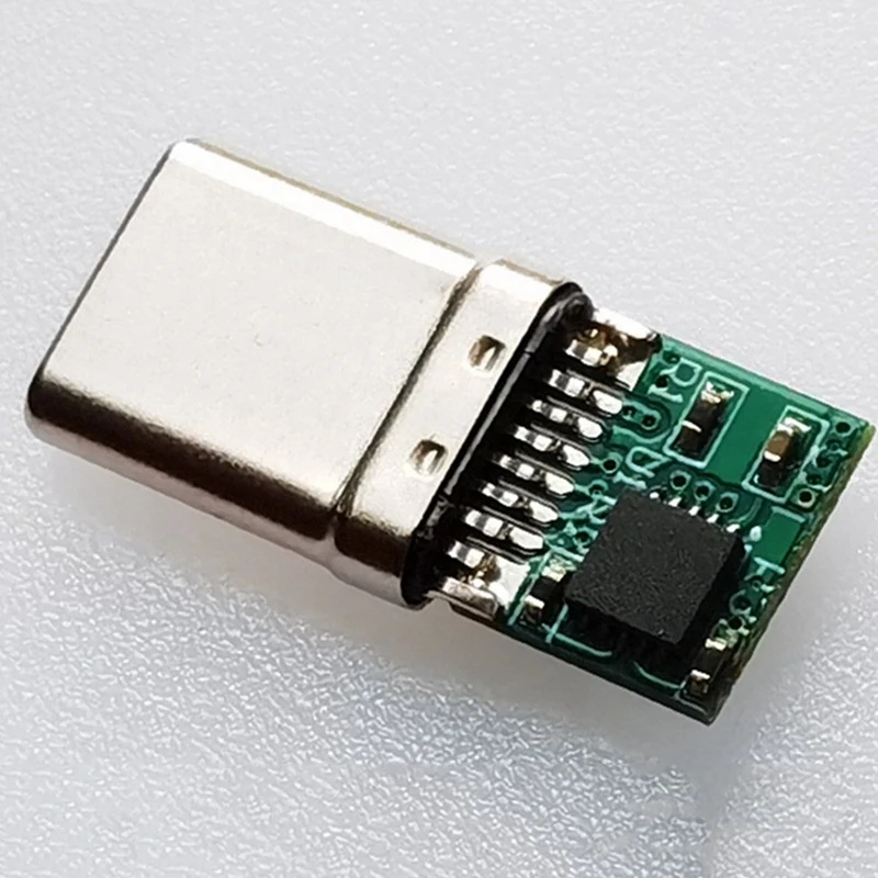 10Pcs Fast Charge Module PD/QC Decoy Board PD 2 3.0 DC Trigger Cable USB Type-C Male Plug QC4 Charge Connector