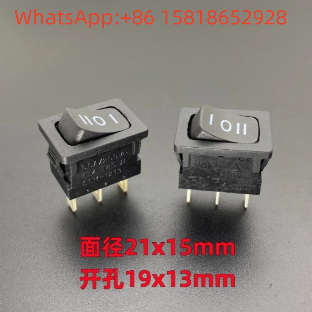 5 pieces SUN CUPID Star Link SSM-1213 boat-shaped power switch rocker button 3-pin 2-position 6.5A/250V