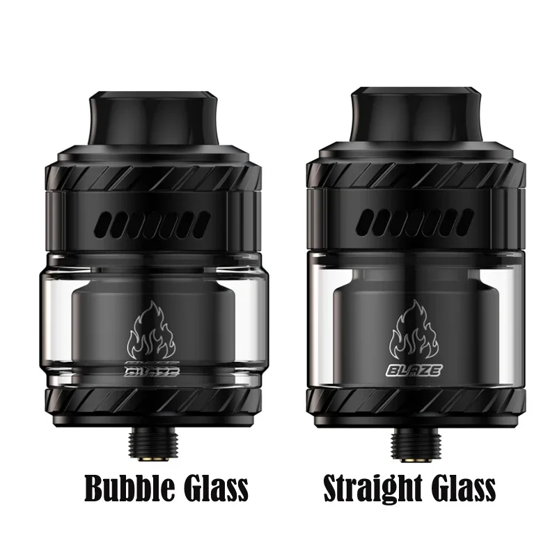 Cigarros eletrônicos atomizador Thunderhead Criações Blaze Max RTA 30mm de diâmetro 5,5ml/7ml de capacidade tanque Vape de bobina dupla