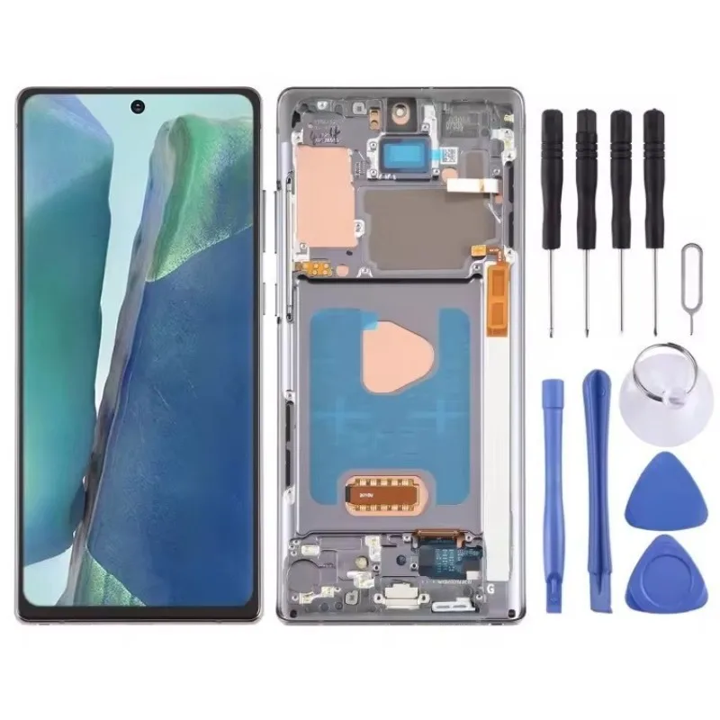 LCD Display Assembly Repair Parts For Samsung Galaxy Note20 SM N980 SM N981U No Fingerprint Replacement Screen