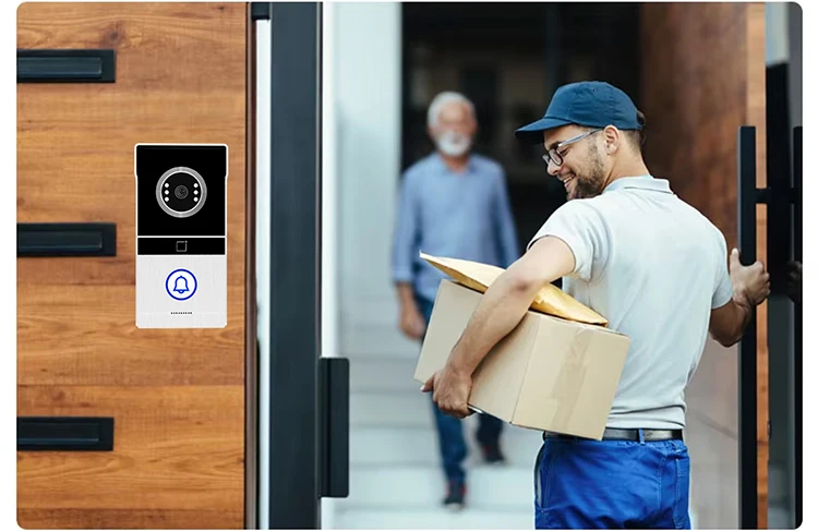 Easy to Install and Operate 1080P 7-inch Touch Screen Video Door Phone System with Hands-free Answering and Tuya App Control