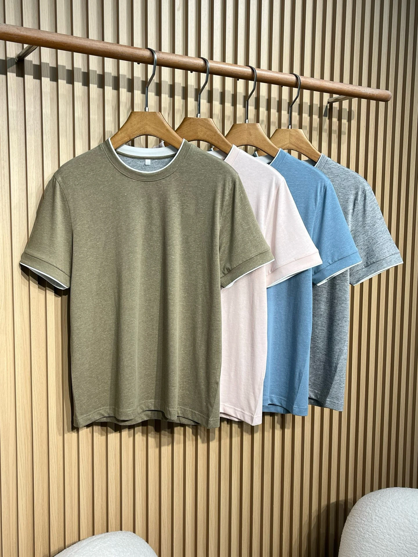 

LigentlemanBC Casual Cotton Blend Summer Short Sleeve Men's T-shirt Breathable Comfortable Half Sleeve Fashion Urban Style