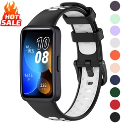 Silicone Strap For Huawei Band 10 8 9 Strap Accessories SmartWatch Replacement Wristband correa bracelet Huawei Band 8 9 10 NFC