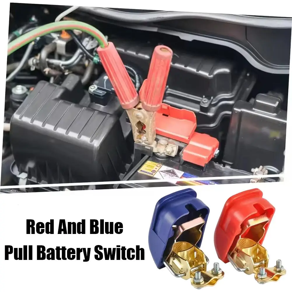 Car Battery Terminal Connector 12V 24V Adjust Disconnect Quick Release Cover Battery Connector Toolless Clamps S7J7