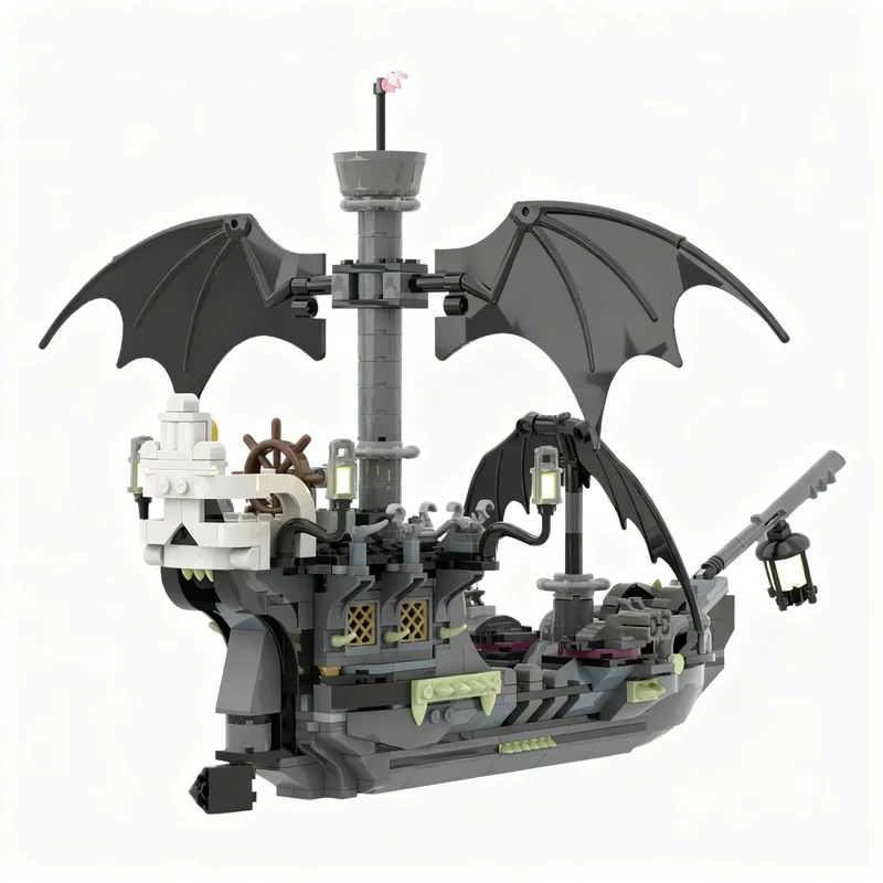 616pcs MOC Nightmare Ship Dreamzzz Model Building Blocks Toy Construction Assemble DIY Creative Christmas Gifts Idea Education