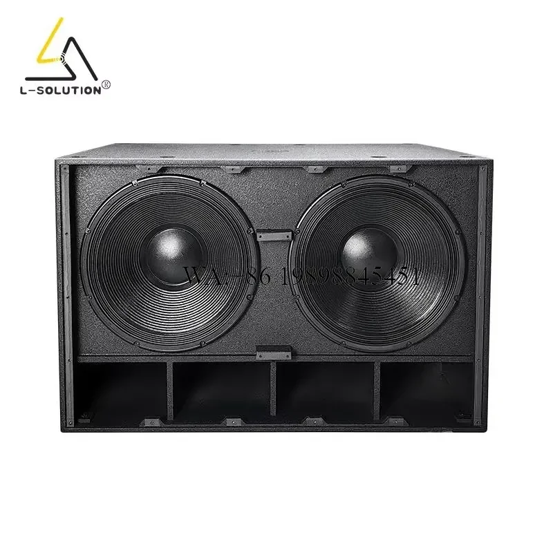WMWMNU H228 Double 18 Inch Bass 8006 Lsolution 8006 DJ System 5000w Power Subwoofer for Concert Outdoor Events