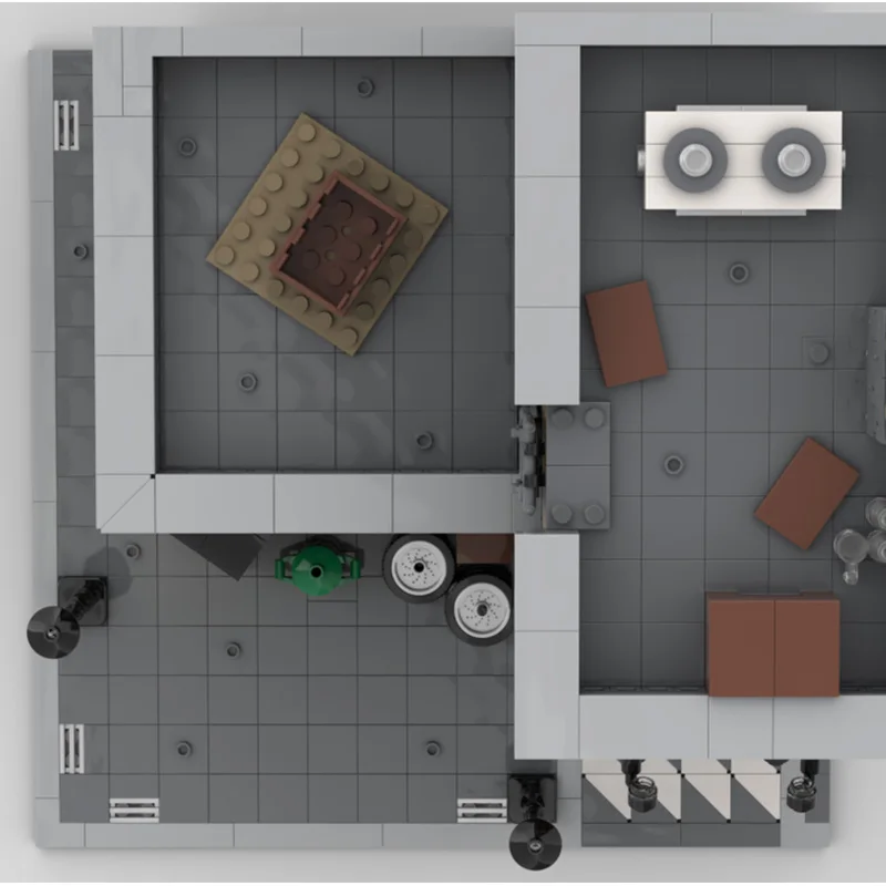 Ensemble de construction modulaire de 2649 pièces avec garage, modèle de technologie de blocs de construction modulaires MOC, jouet DIY pour garçons, cadeau de Noël