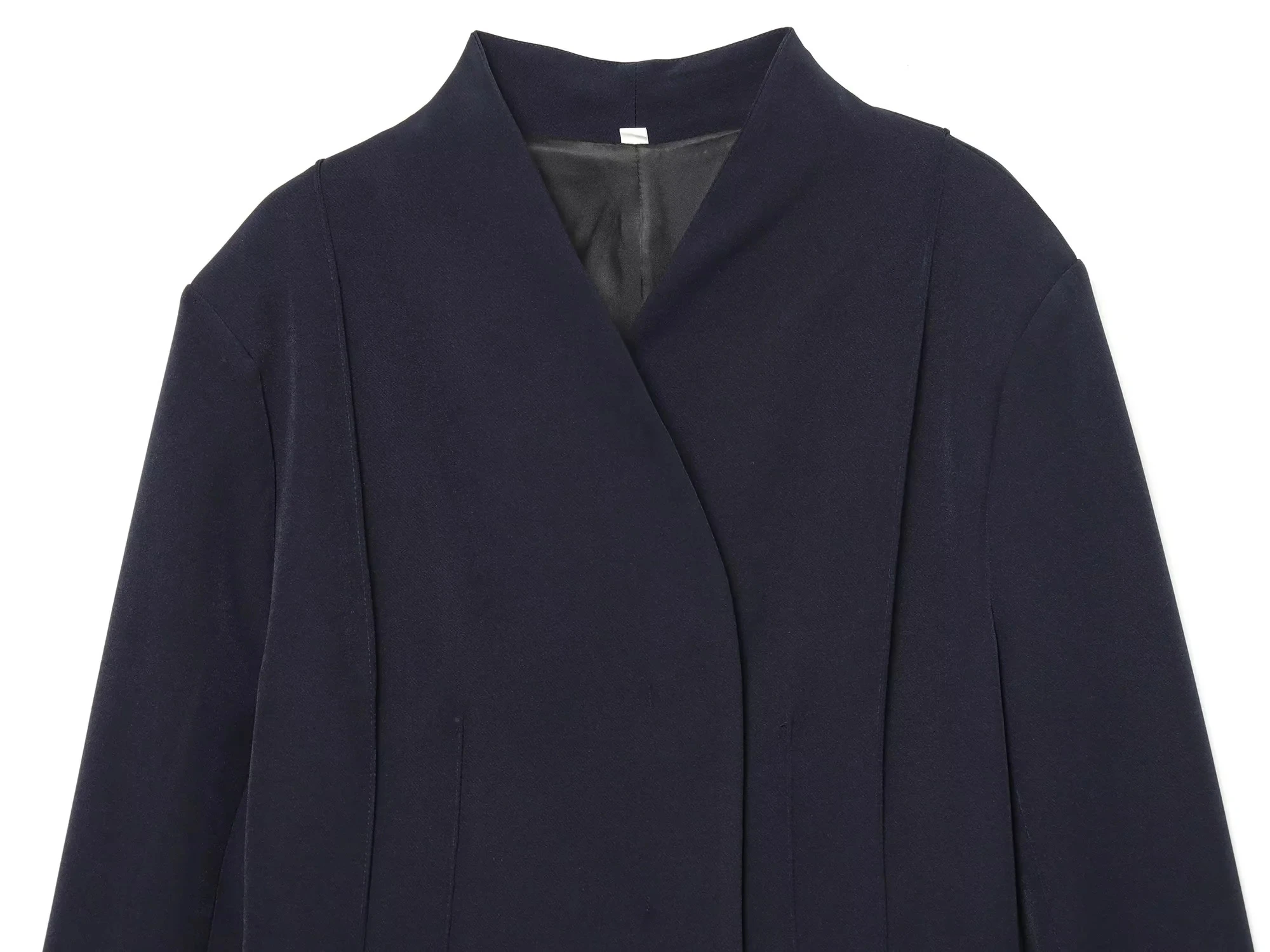 KONDALA Vintage Chic Büro-Damen-Blazer mit V-Ausschnitt, versteckter Knopfleiste und Taschen, schmal geschnitten, modischer Frühling/Sommer 2026 Freizeit-Blazer – Detail 18
