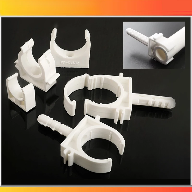 16/20/25/32mm PPR Pipe Clamp Connector Garden Irrigation Aquarium Fish Tank Watering Adapter Holder Fixed Snap Fittings