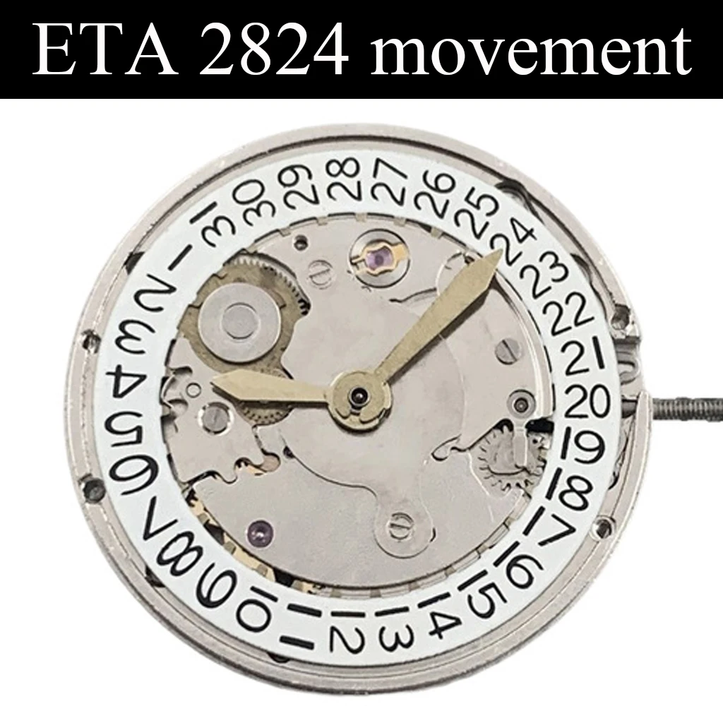 Neues Uhrwerk fit eta2824 Automatik werk mechanische Uhren Zubehörteile