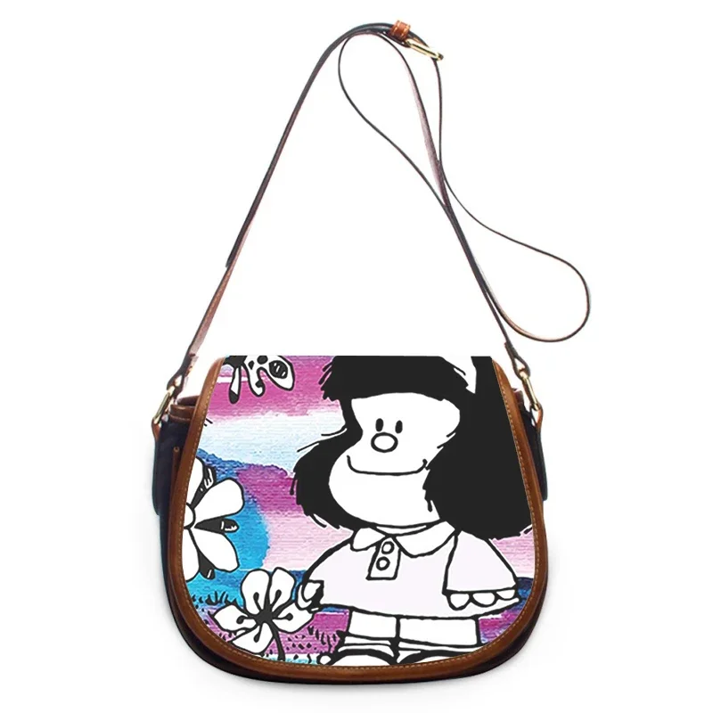 Cute cartoon Mafalda 3D Print New Fashion Women borsa a tracolla borse di lusso borse da donna borsa a tracolla con cerniera borsa a tracolla da