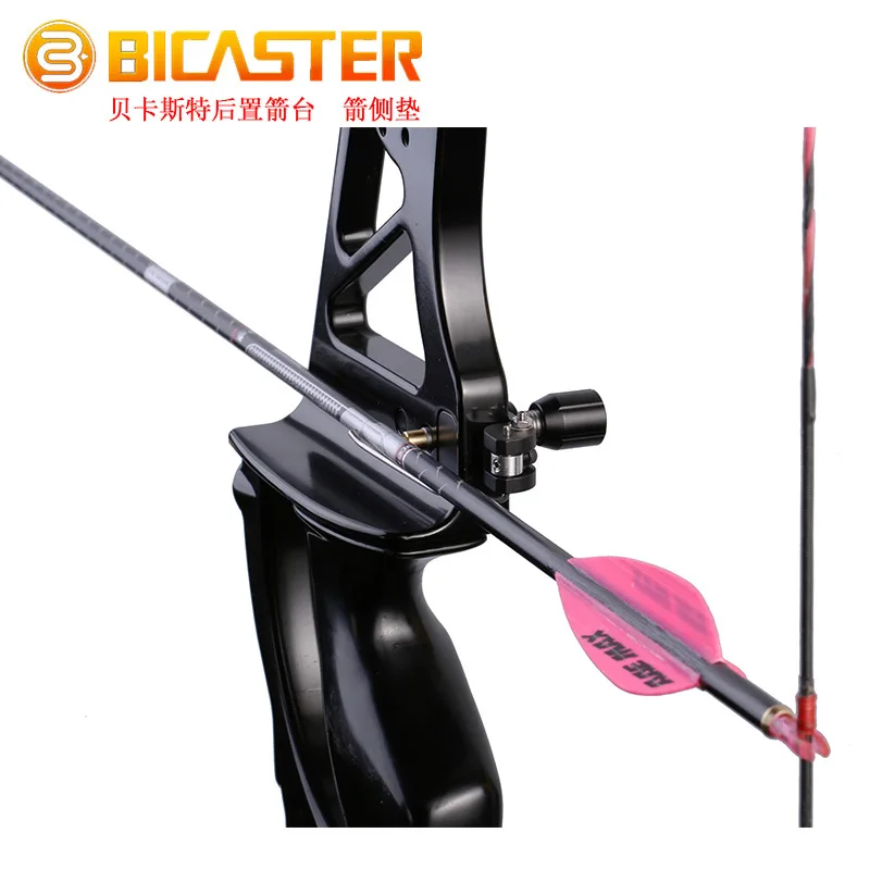 BICASTER Archery Recurve Bow Cushion Plunger Screw-In Arrow Rest Pressure Button Side Pad Stainless Steel Archery Plunge Applian