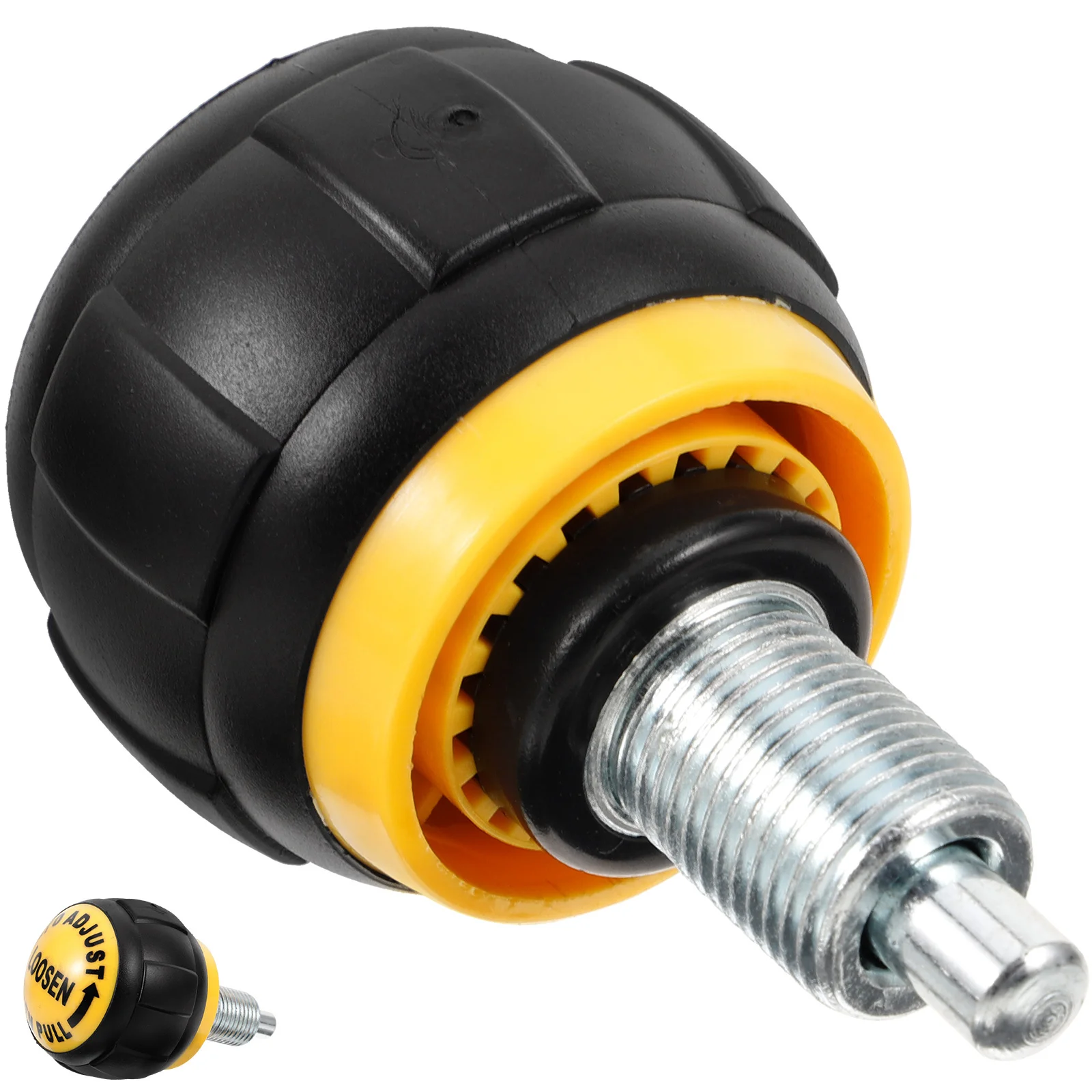 Spherical Rotating Pin Knob Black Gymnastics Bar Replacement Parts Fitness Equipment Exercise Bike Parts Replacement