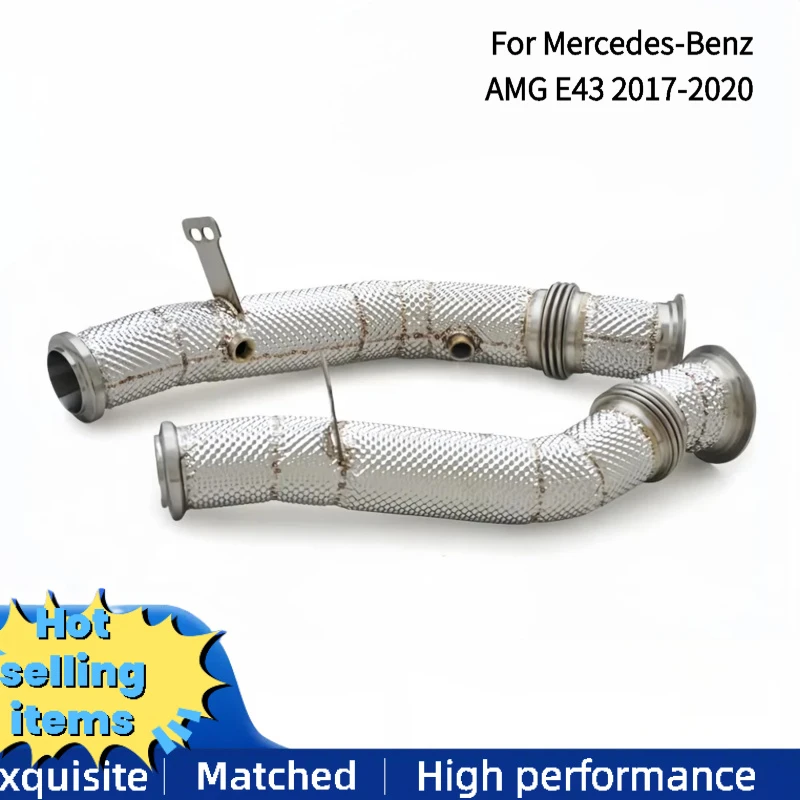 

OEM High-quality Downpipe Exhaust for Mercedes-Benz AMG C43 3.0T 2016-2021 Direct Exhaust Pipes Head Auto Performance Parts