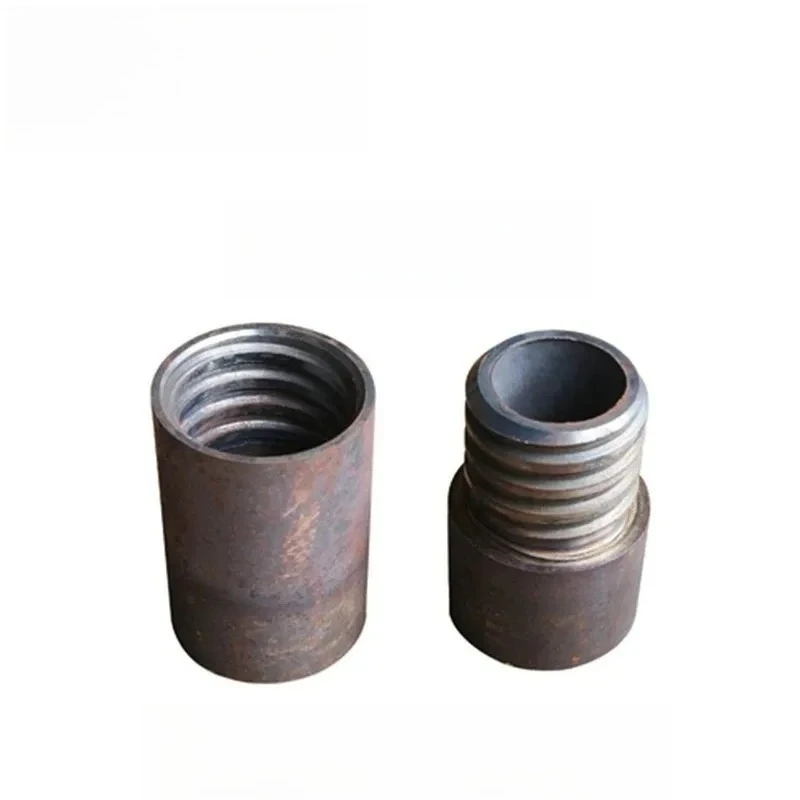 Taper threaded drill pipe joint, water well drilling rig drill pipe connecting sleeve