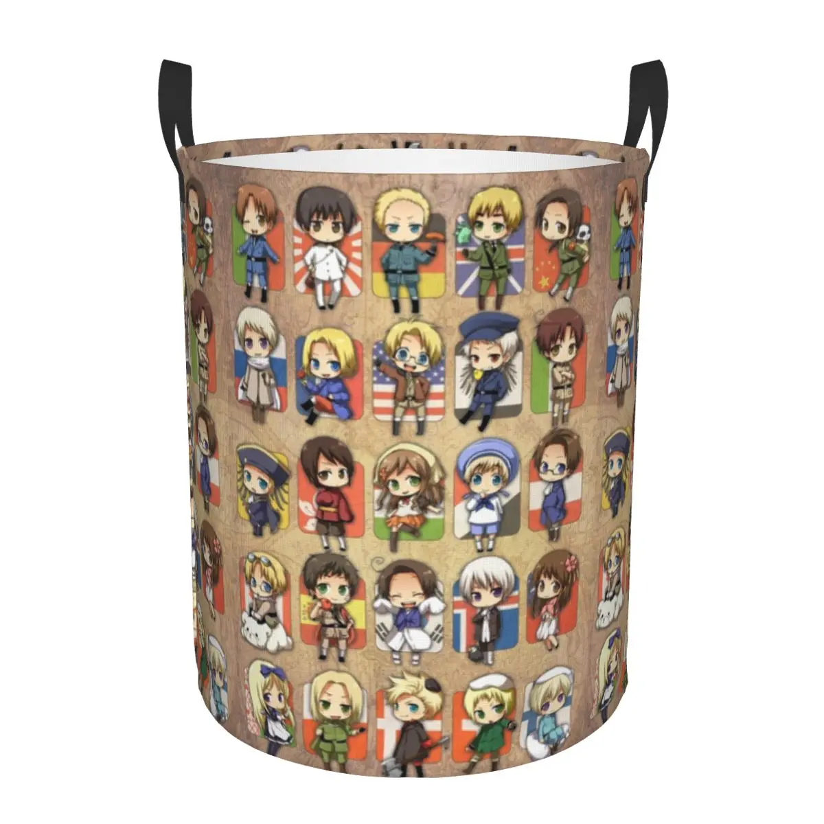 

Складные корзины для белья Hetalia Group, домашний органайзер для грязной одежды, большая водонепроницаемая коробка для дома и детей