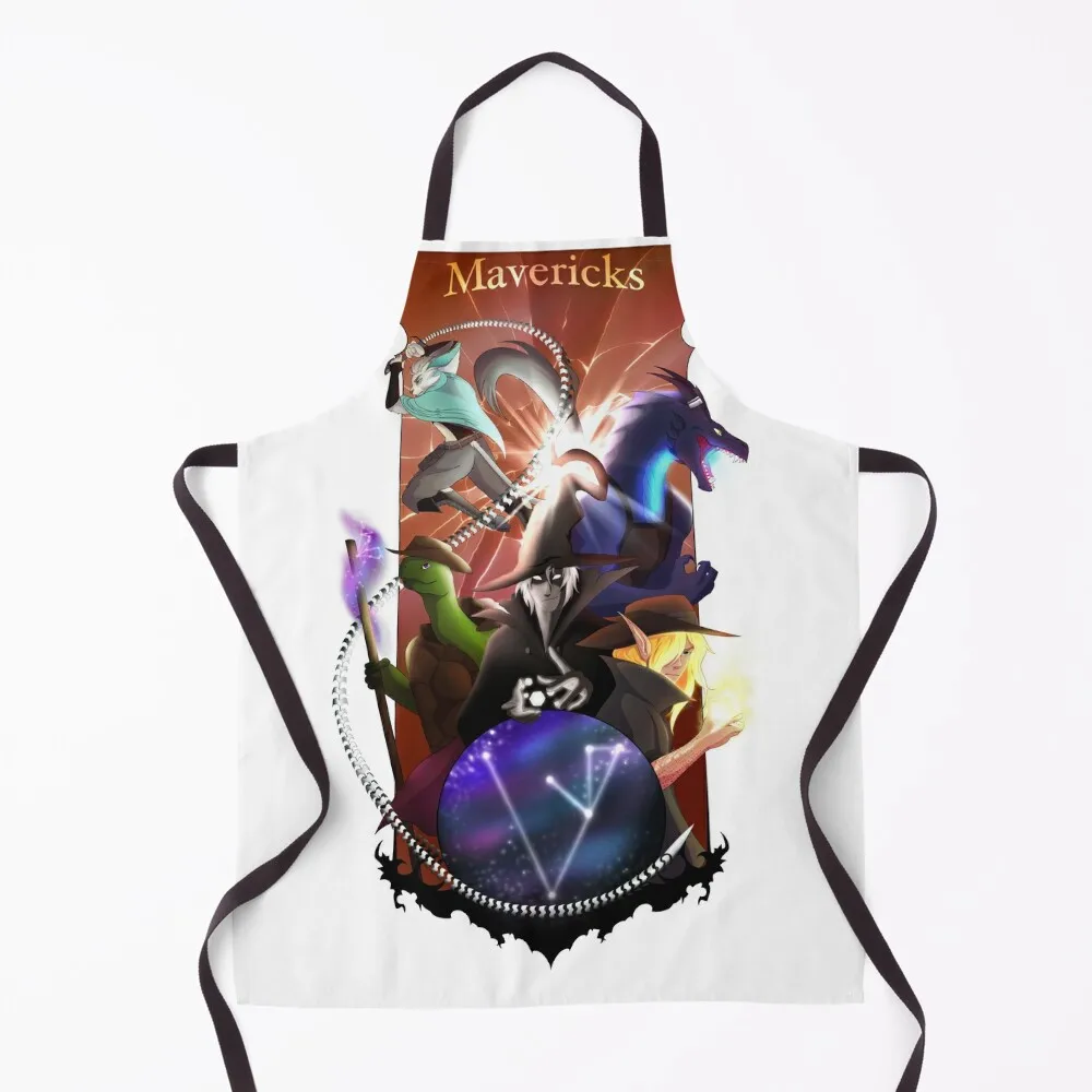 

DnD Mavericks Poster Apron Hairdresser esthetician household woman Apron