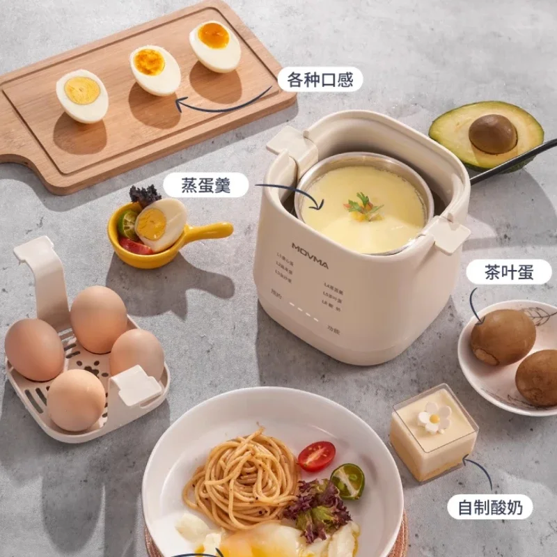 طباخ البيض الصغير الجديد فشل الطاقة التلقائي عنبر الإفطار البيض الطبخ قطعة أثرية متعددة الوظائف المنزلية البيض باخرة 220 فولت