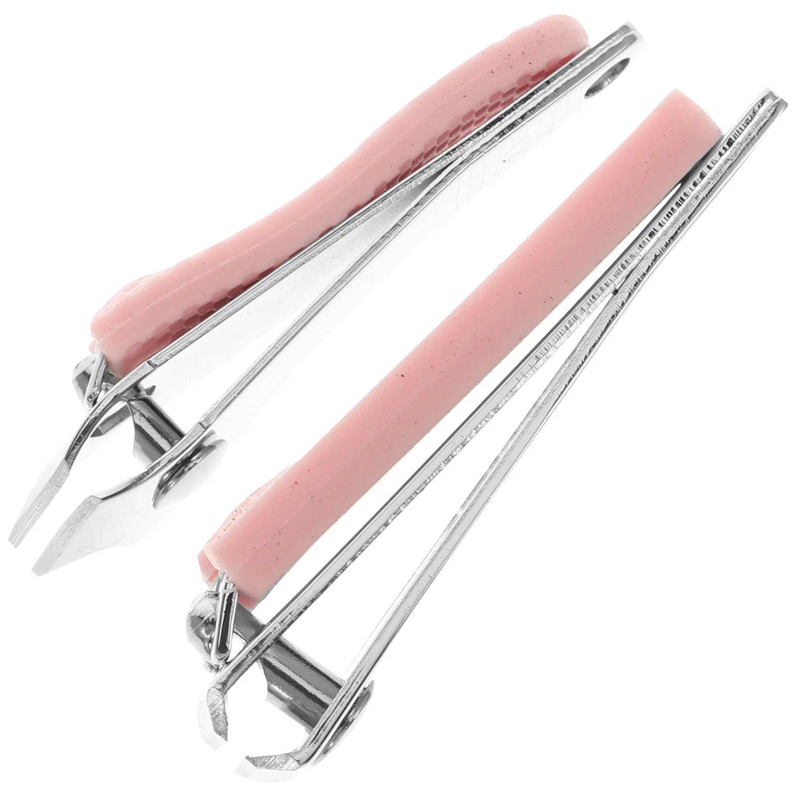 Zestaw obcinaczy do paznokci 2 szt., stal węglowa, dwustronne ostrze, antypoślizgowe, do manicure i pedicure, obcinacz do paznokci, obcinacz do manicure.