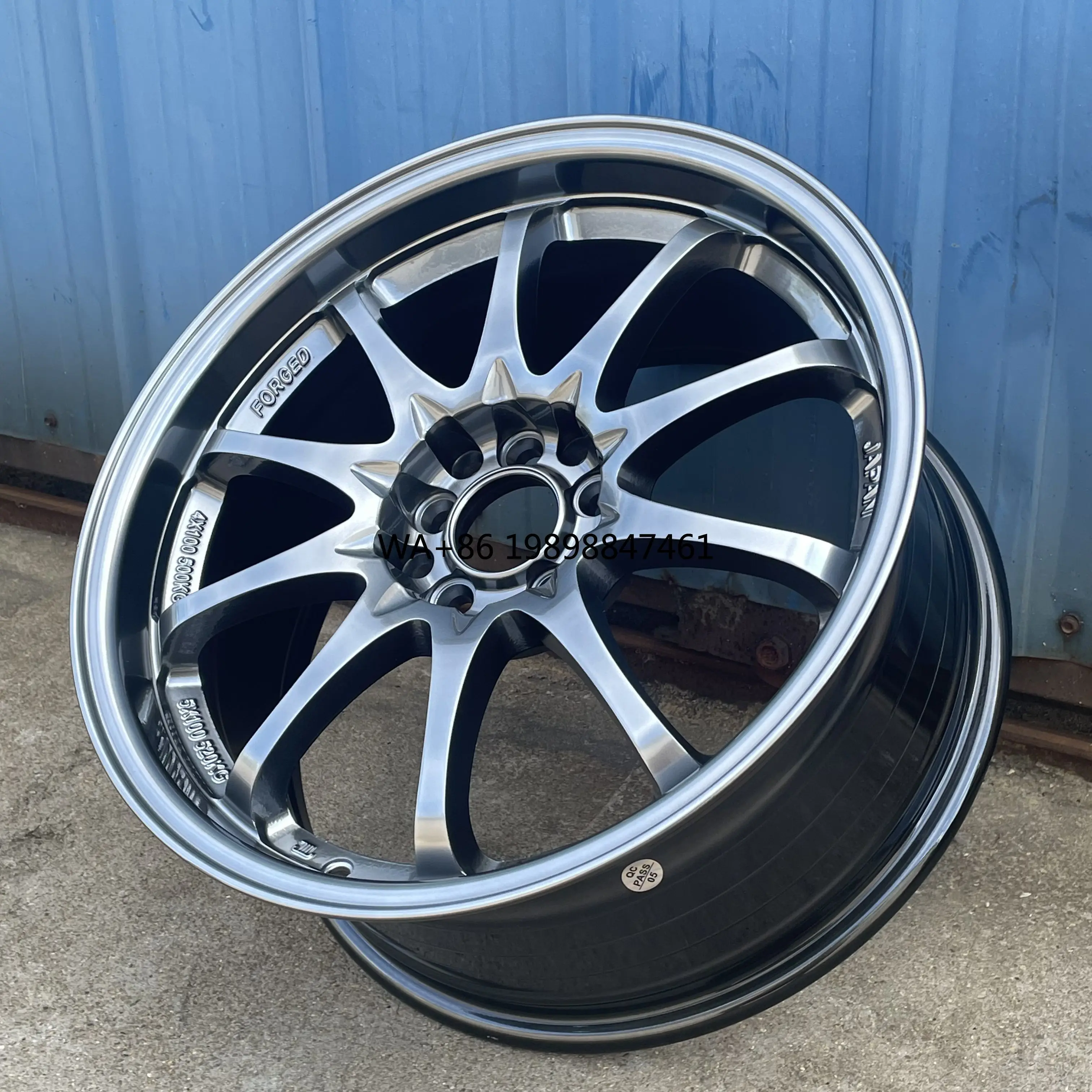 

GPWYK 15 Inch CE28 JDM Flow Forming Wheels 5x100 5x114.3 PCD for Honda Toyota Subaru LEXUS Mazda Mitsubishi Acura Car Alloy R