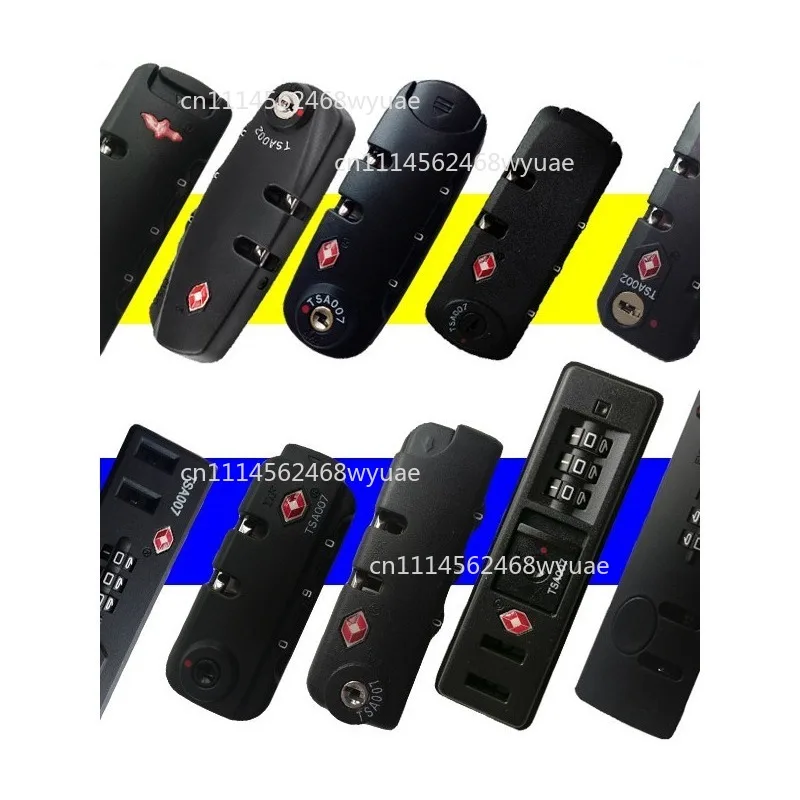 TSA007 combination lock, zipper combination lock, luggage lock, travel lock; TSA002 combination lock.