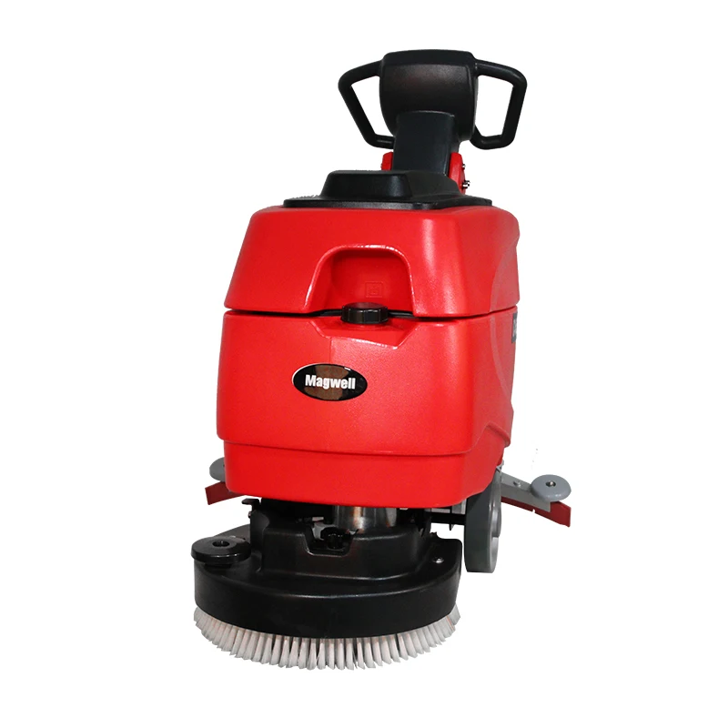 C460S Electric Automatic Walk-Behind Floor Scrubber Hot Water Cleaning Equipment Made of Plastic