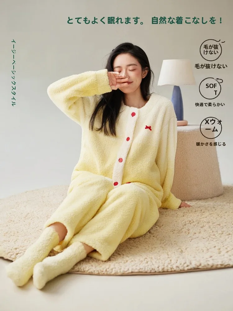 pigiama-in-pile-corallo-anziban-da-donna-set-di-abbigliamento-da-casa-in-flanella-spessa-caldo-casual-vestibilita-ampia-maniche-lunghe-girocollo-aperto-sul-davanti