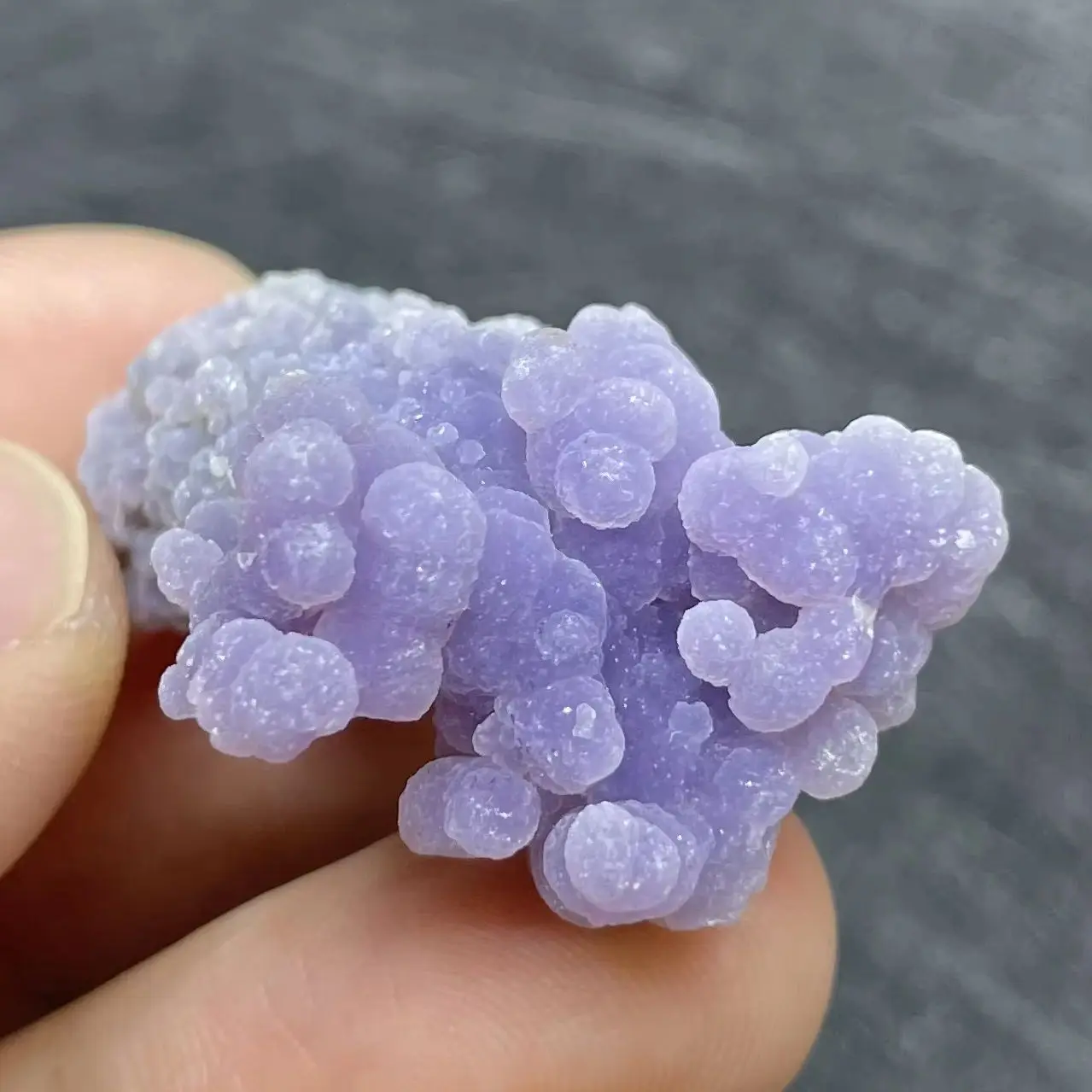 Natural Granule Green Purple Grape Agate Mineral Specimen Energy Crystal Reiki Healing Stone Home Decor