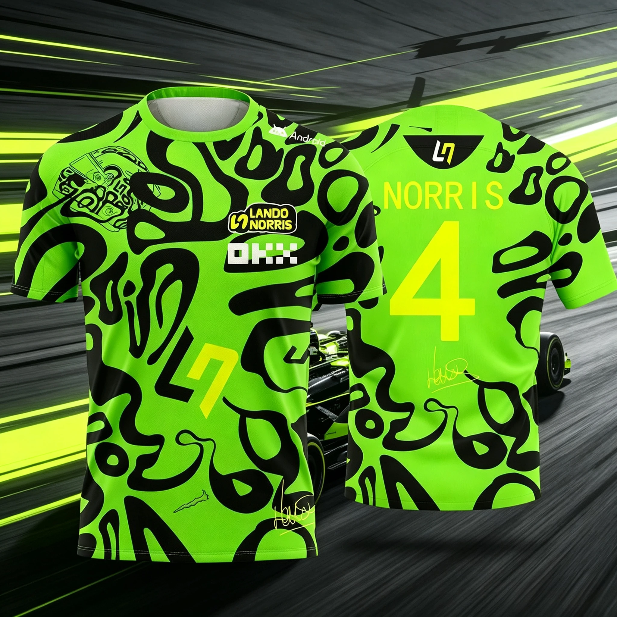 2026 New Fun T Shirt for Men Summer Casual Breathable Short Sleeve Track Enthusiast Tee Racing Style Quick Dry Breathable