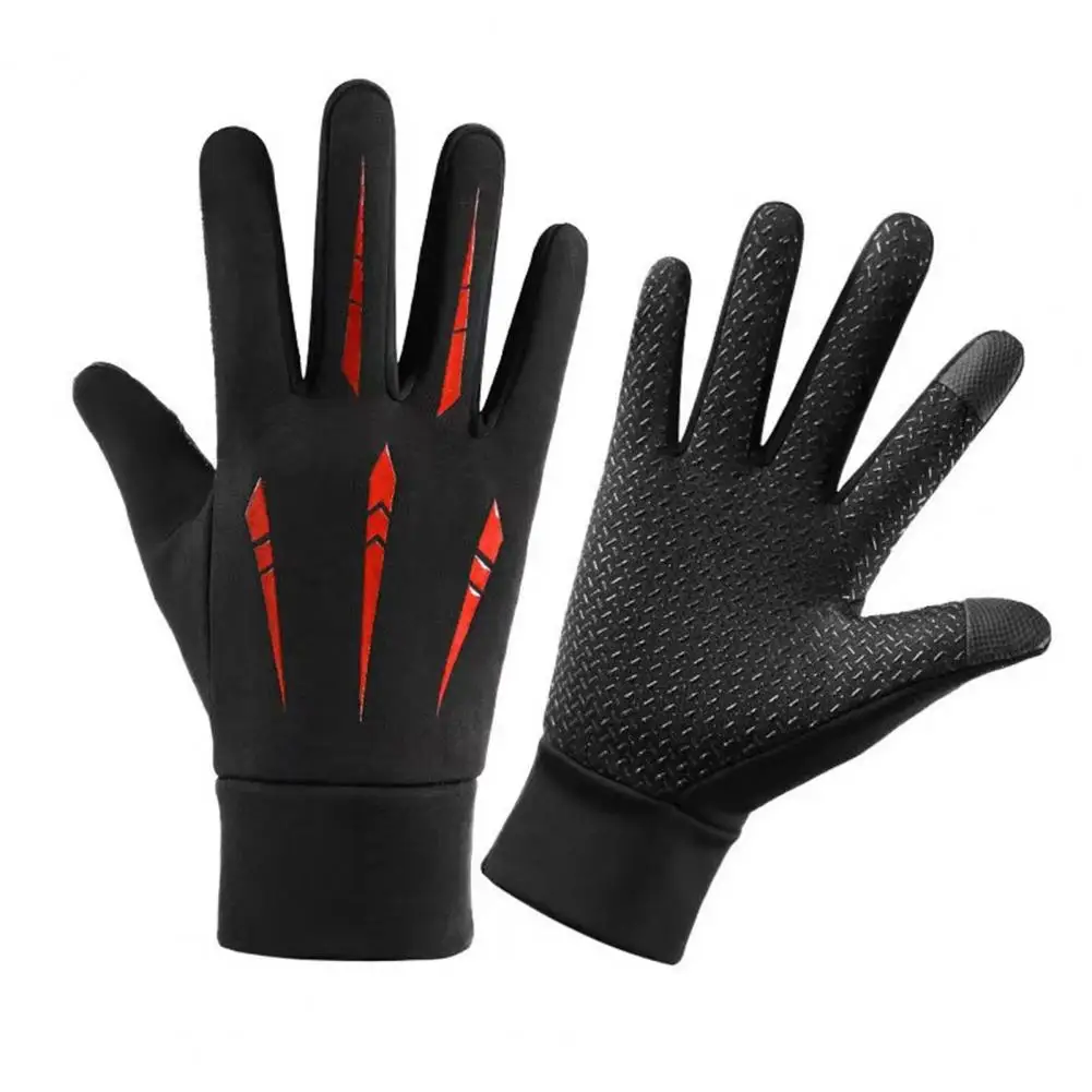 Wear-resistant Gloves Winter Riding Gloves with Touch Screen Velvet Lined Warm Gloves Non-slip Autumn Winter Outdoor for Men