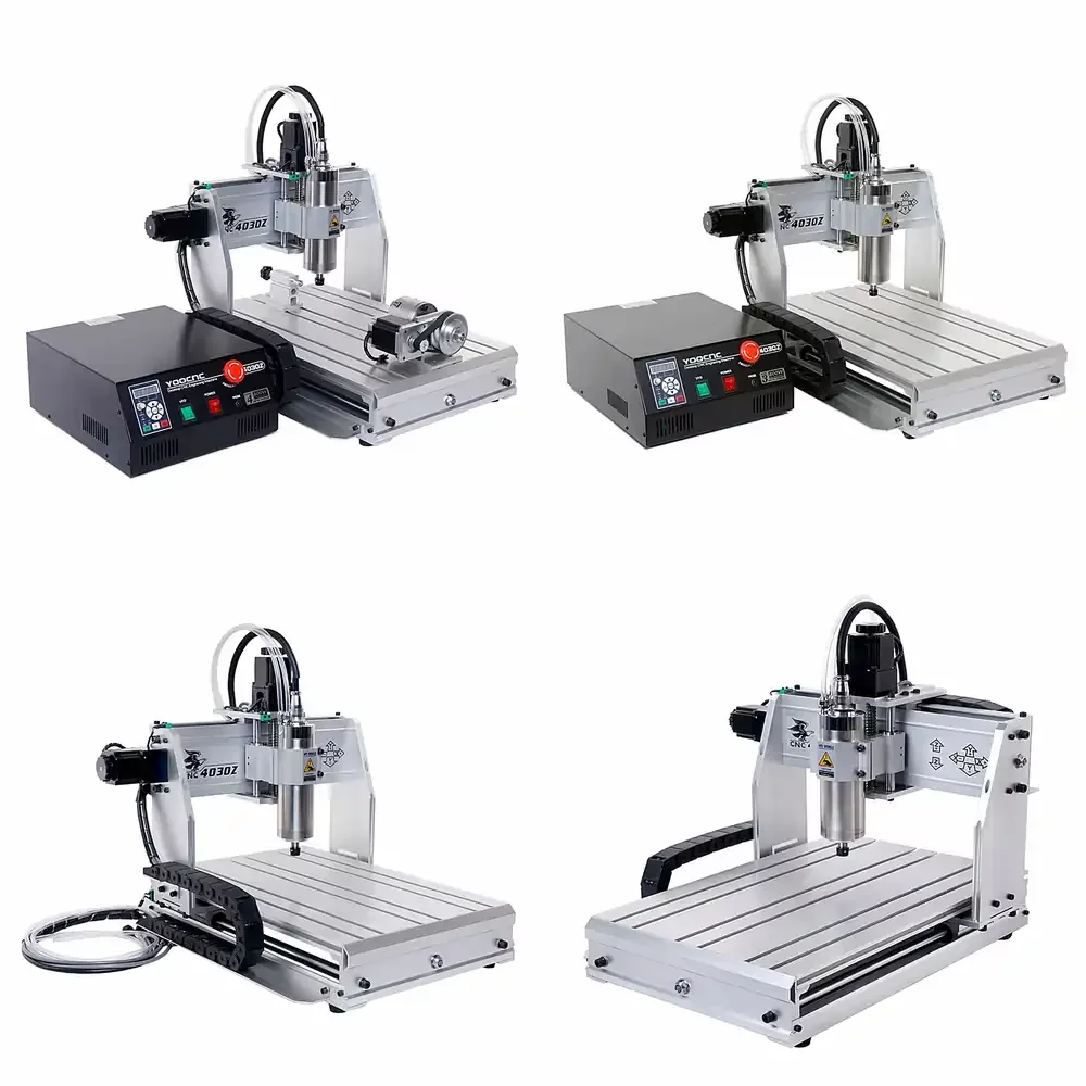 

LY CNC Router Engraver 4030Z-800W 1500W USB Engraving Drilling and Milling Machine USB Port 3axis 4axis 395X285mm Ball Screw