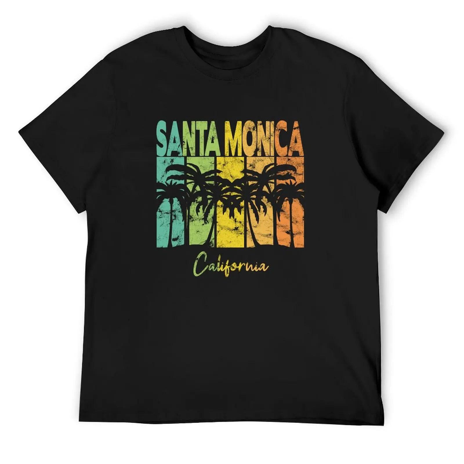 

Vintage Santa Monica California T-Shirt graphic tee shirt tees vintage graphic tee plus size men clothing