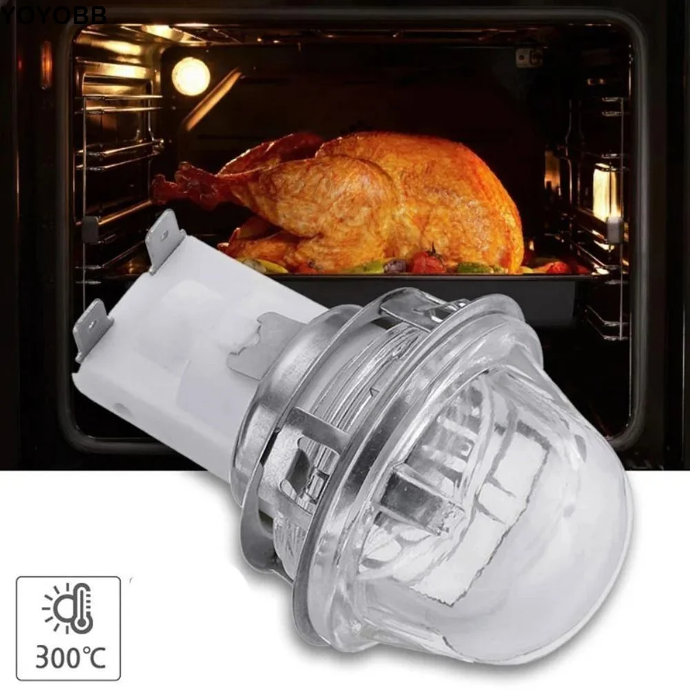 E14 Oven Lamp Holder Ceramic Base High Temperature Resistant Illumination Lamp Holder Round Head 25W Oven Lamp Cap Microwave