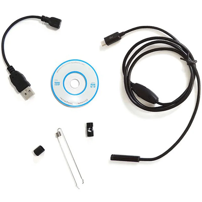 Mini Câmera Endoscópio, Android Tipo-C USB, Câmera de Inspeção, Lente de 8mm, 720P, 3 em 1