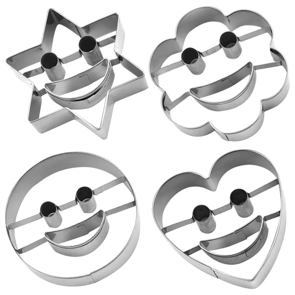 4Pcs Cookie Cutters…