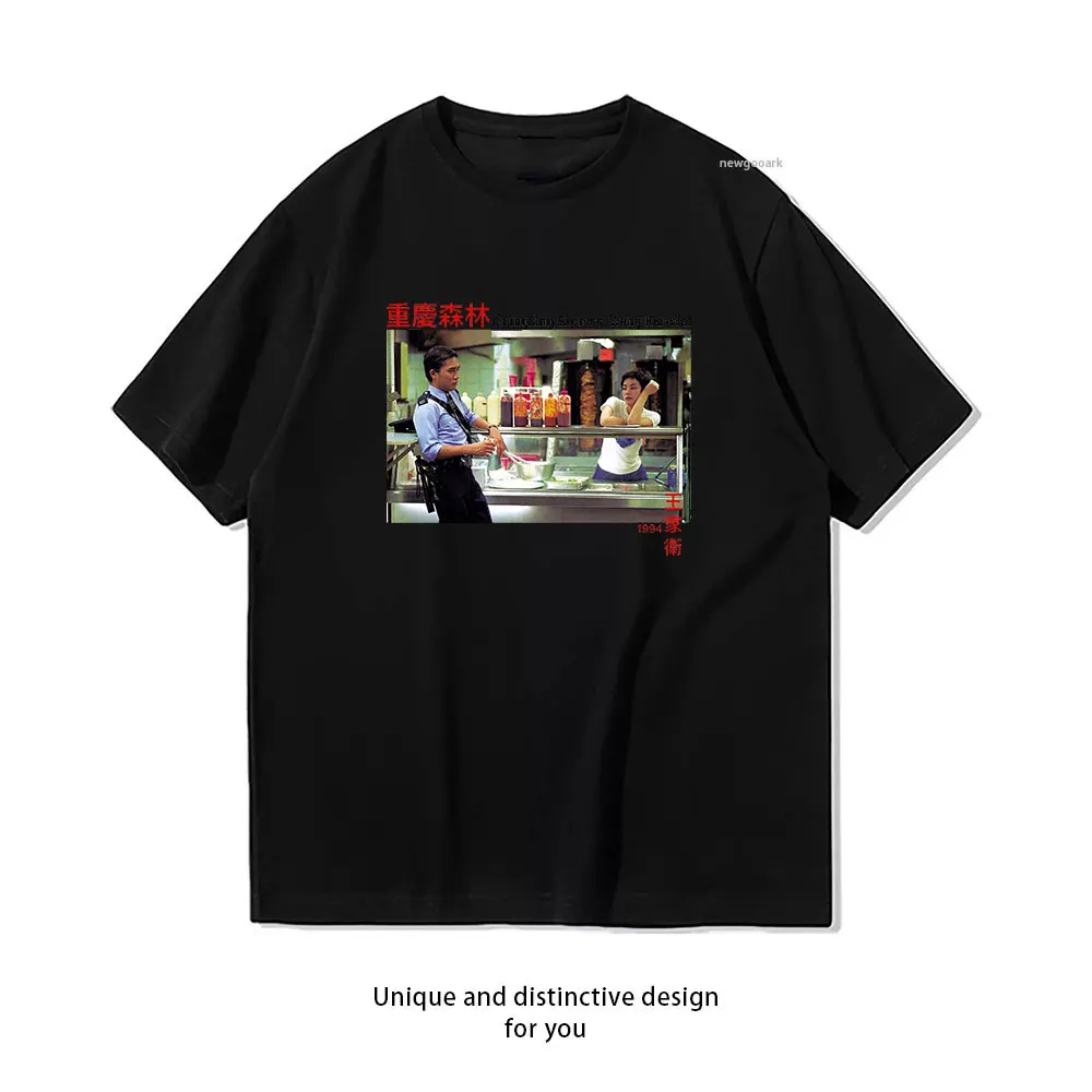 chungking express wong kar wai T-shirt Woman Man Casual Cotton Graphic T Shirts Adult  Tops Tee Short-sleev Breathable