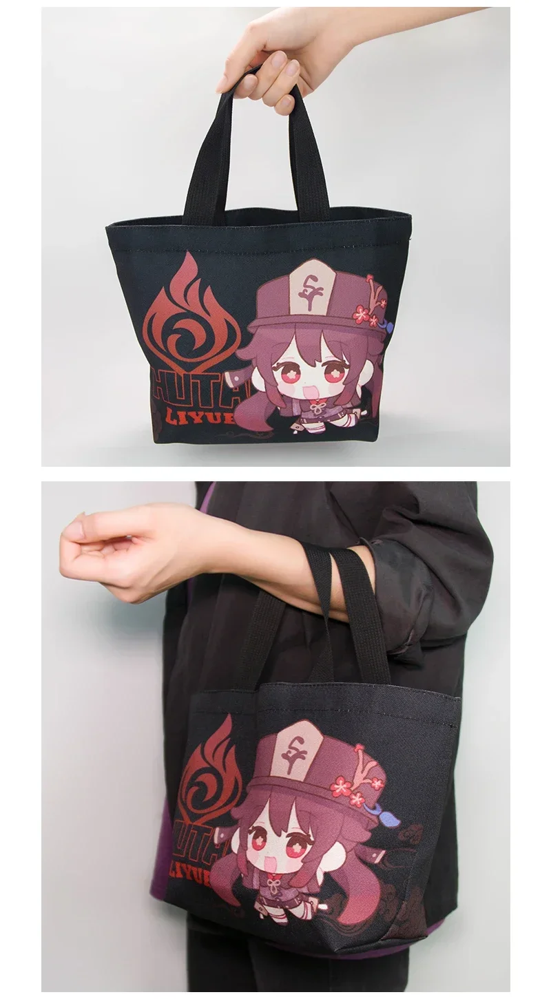 Anime Honkai Impact 3 Elysia Yae Sakura Bronya Zaychik Theresa Apocalipsis Cosplay dibujos animados estudiante fiambrera Bento bolsa regalo de Navidad