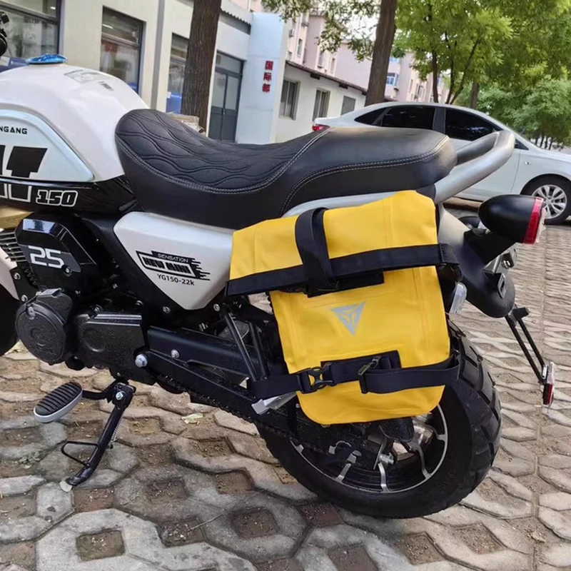 

Waterproof Motorcycle Crash Bar Repair Tool Bag with PVC Reinforcement Universal Fit for BMW R1200GS Honda Suzuki Moto Side Bags