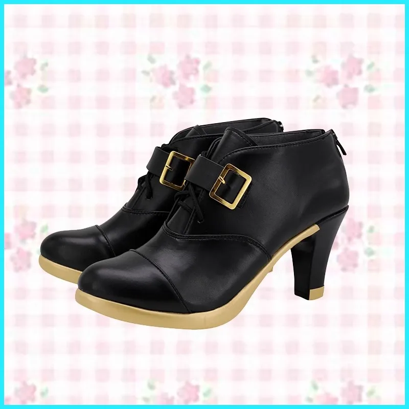 Anime Vtuber Tokoyami Towa Hoshimati Suisei Cos Nakiri Ayame Akai Haato Houshou zapatos de Cosplay marino Hololive mujeres hombres botas