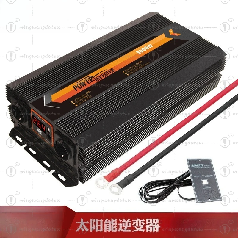 Off-Grid Modified Sine Wave Inverter 3000W, 12V to 220V, High Power Car Power Supply for Cross-Border