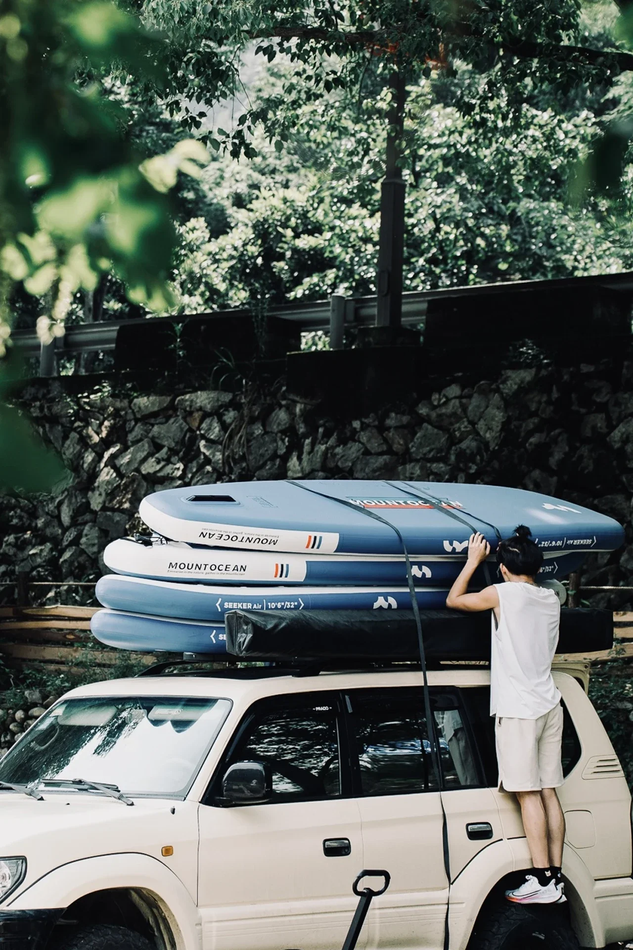 Sprzęt do sportów wodnych na świeżym powietrzu 10'6''*32'' SUP nadmuchiwany stojak Paddleboard deska surfingowa do wiosłowania deska surfingowa deska wiosłowa