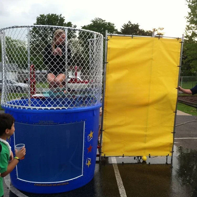 Rides Dunking Carnival Inflatable Water Splash Park Party Adult Dunk Tank Cheap And Fine