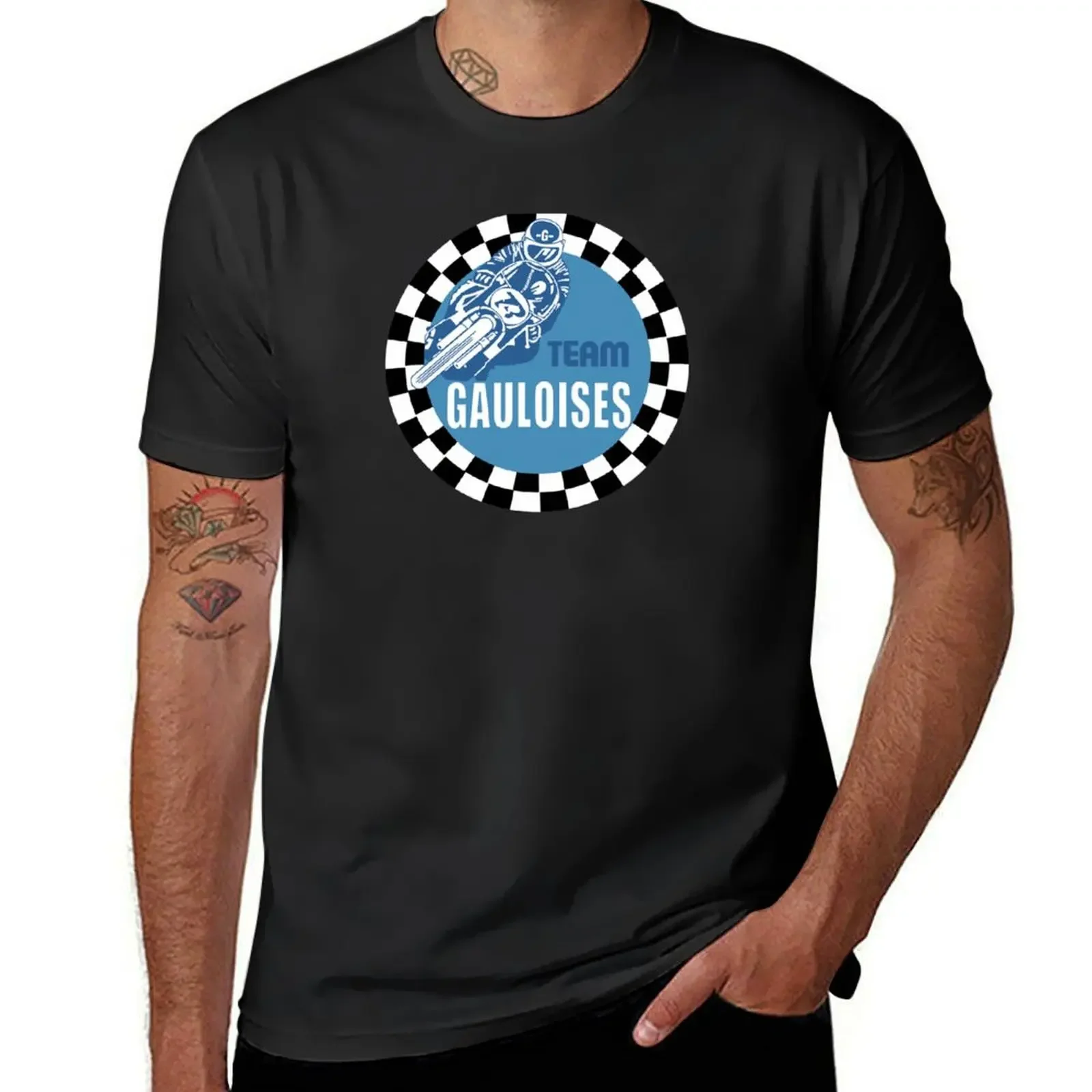 

Team Gauloises T-Shirt blue lock oversizeds aesthetic clothes t shirts men
